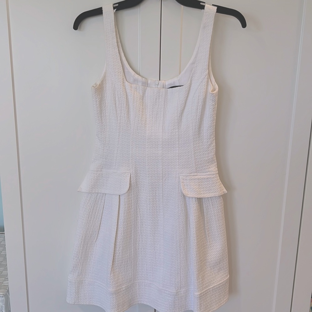 Nanette Lepore Flirty White Dress Size M